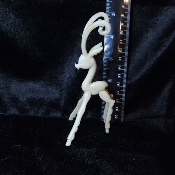 Vintage Don Manning Art Deco Gazell Antelope Bakelite Stylized - Picture 2 of 8